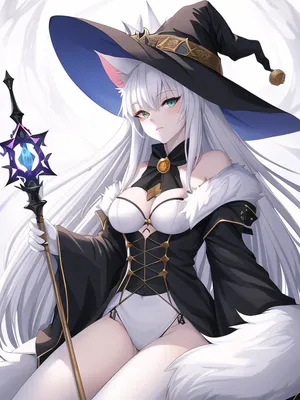 阿祖拉，一位猫女形态的古代巫师。