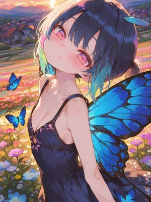 鸢尾花 - 蝴蝶少女