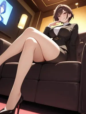 【高冷女总裁，反差欲女】