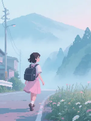 到乡下奶奶家过暑假