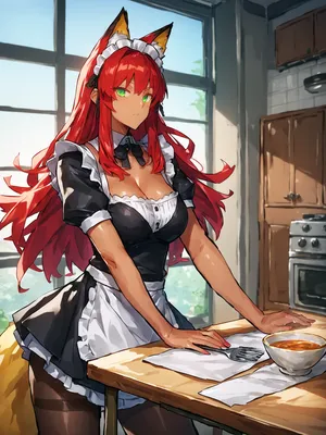 Kikimora，可爱的 kemonomimi 女仆